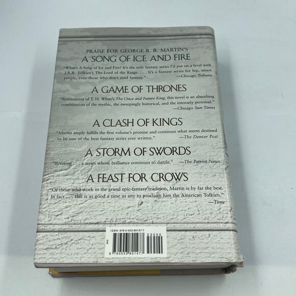 George Martin A Dance With Dragons Hardcover Book HBO Game Of Thrones - Picture 4 of 12